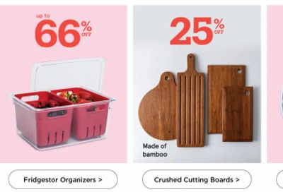 Kitchen Stuff Plus: Canada Day Sale up to 66% off + Tent Sale up to 75% off