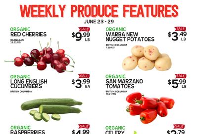 Pomme Natural Market Weekly Produce Flyer June 23 to 29