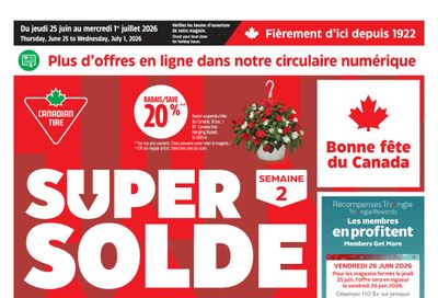Canadian Tire (QC) Flyer June 25 to July 1