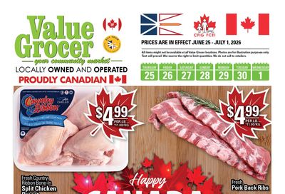 Value Grocer Flyer June 25 to July 1