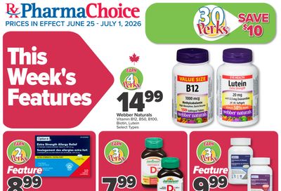 PharmaChoice Health Centre Flyer June 25 to July 1