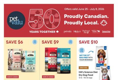 Pet Valu Flyer June 25 to July 8