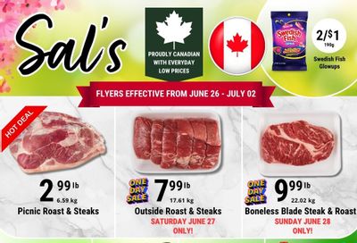 Sal's Grocery Flyer June 26 to July 2