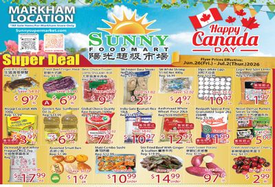 Sunny Foodmart (Markham) Flyer June 26 to July 2