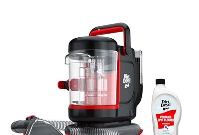 Dirt Devil Portable Spot Cleaner, for Carpet & Upholstery, Stain Remover, FD13000, Black Small