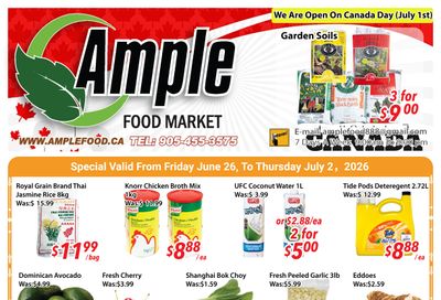 Ample Food Market (Brampton) Flyer June 26 to July 2
