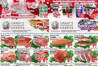 Grant's Food Mart Flyer June 26 to July 2