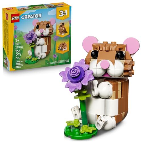 LEGO Creator 3 in 1 Cute Hamster with a Flower Building Toy Kids Build a Hamster, Hedgehog or Eagle Animal Figure $10.48 (lowest)