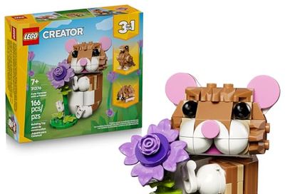 LEGO Creator 3 in 1 Cute Hamster with a Flower Building Toy Kids Build a Hamster, Hedgehog or Eagle Animal Figure $10.48 (lowest)