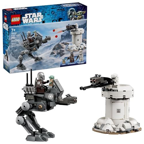 LEGO Star Wars AT-RT Attack - Building Toy with The Mandalorian & Grogu Minifigures $48.13 (lowest)