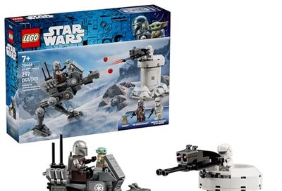 LEGO Star Wars AT-RT Attack - Building Toy with The Mandalorian & Grogu Minifigures $48.13 (lowest)