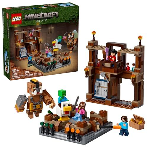 LEGO Minecraft Woodland Mansion Fighting Ring Includes Steve, Garrett, & Henry Minecraft Figures, Plus a Chicken Jockey & More $41.72 (lowest)