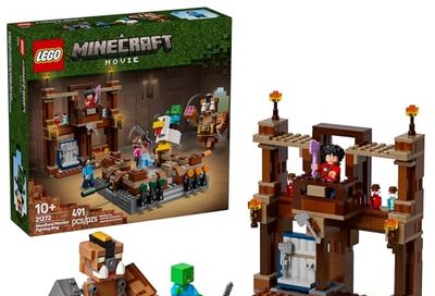 LEGO Minecraft Woodland Mansion Fighting Ring Includes Steve, Garrett, & Henry Minecraft Figures, Plus a Chicken Jockey & More $41.72 (lowest)