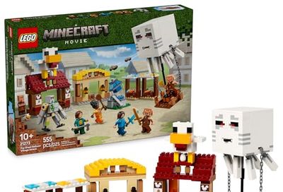 LEGO Minecraft The Ghast Balloon Village Attack Includes Steve, Natalie, and Dawn Minifigures $62.11 (lowest)