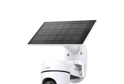 Tapo Solar-Powered Pan/Tilt Outdoor Security Camera Kit, Wireless, 2K 3MP, 360° AI Tracking, No Monthly Fee, Person Detection, Color Night Vision, SD/Cloud Storage 512GB, Works w/Alexa & Google Home