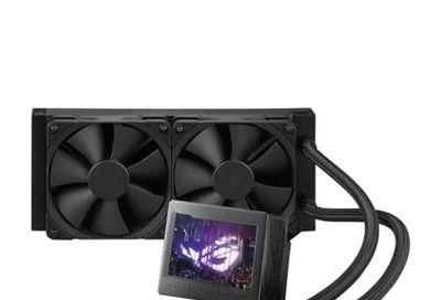 ASUS ROG Ryujin III 240 All-in-one Liquid CPU Cooler with 240mm Radiator. Asetek 8th gen Pump, 2X Noctua industrialPPC 120mm Fans, 3.5” Color LCD