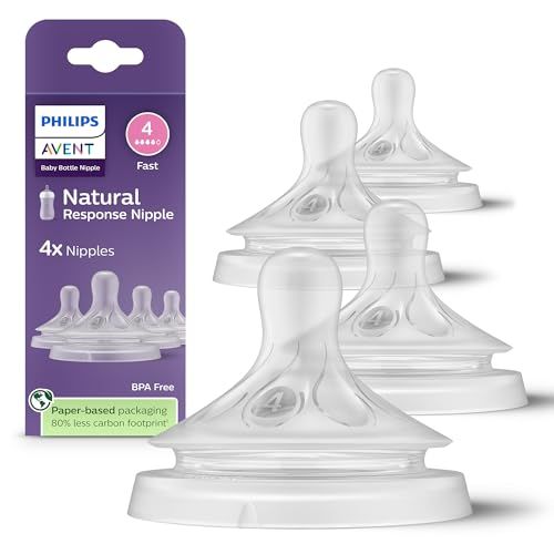 Natural Response Nipple Flow 4, 4 pack,