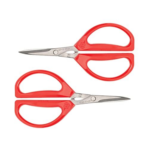 Joyce Chen Original Unlimited Kitchen Scissors All Purpose Kitchen Shears with Comfortable Handles, Red, 2 Pack