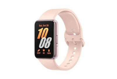 Amazon.ca: Samsung Galaxy Fit3, 1.6" AMOLED Display, 13 Days Battery Charge, Sleep Monitoring, Fall Detection - Pink Gold (CAD Vers