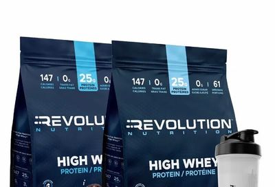 Costco: Revolution Nutrition High Whey Protein Powder Variety Pack, 2 x 2.27 kg - $99