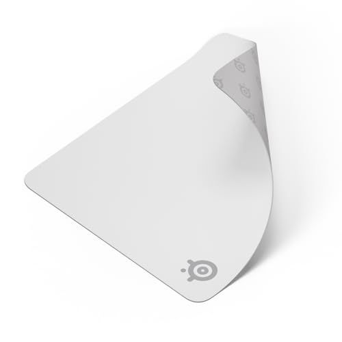 SteelSeries QcK Cloth Gaming Mouse Pad - Exclusive Micro-Woven Surface - Optimized for Gaming Sensors - Maximum Control - Size L - White $23.21 (lowest)