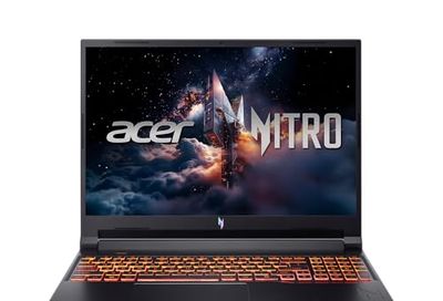 Acer ANV16-72-7882 16" Laptop, Intel Core 7 Processor 240H, NVIDIA GeForce RTX 5060, 16GB DDR5 RAM, 1TB SSD, Windows 11 $1424.99