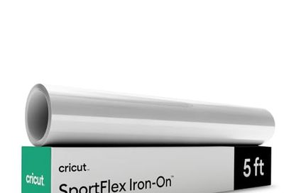 Cricut® SportFlex Iron-On, White (5 ft) - HTV Heat Transfer Vinyl for Sportswear