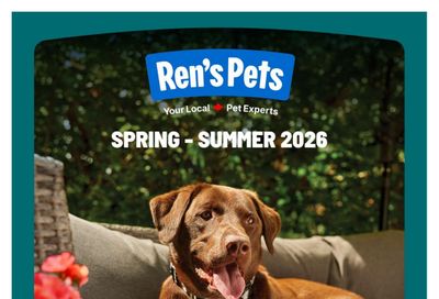 Ren's Pets Flyer June 30 to August 12