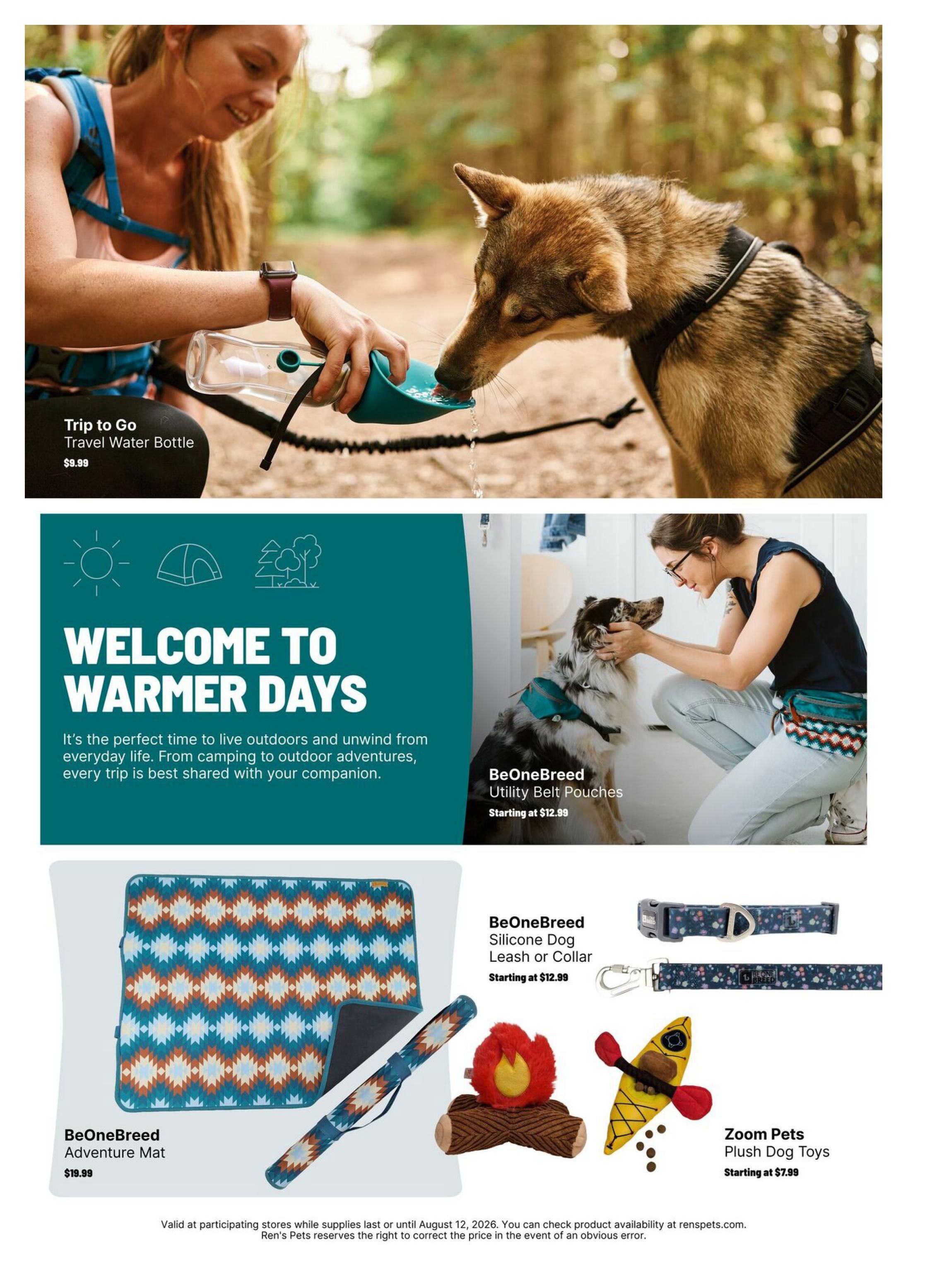 Ren's Pets Flyer June 30 to August 12