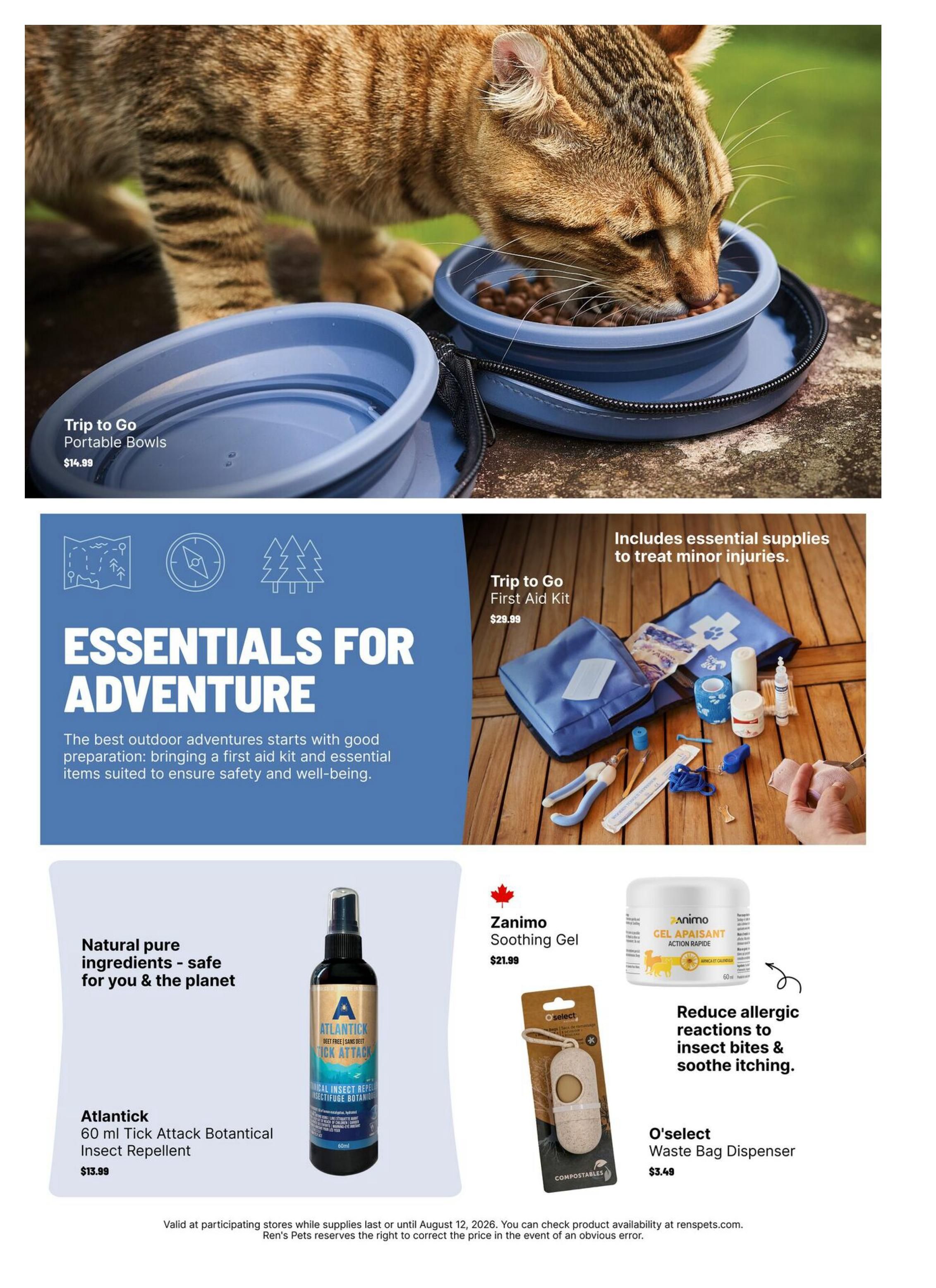 Ren's Pets Flyer June 30 to August 12