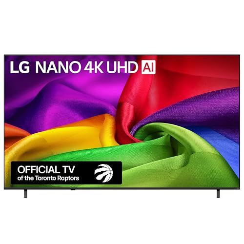 LG 85-Inch NU70 Nano UHD AI 4K Smart TV - α7 AI Processor Gen9, Dynamic Tone Mapping,VRR 60Hz, ALLM (85NU700BPUA, 2026) $998