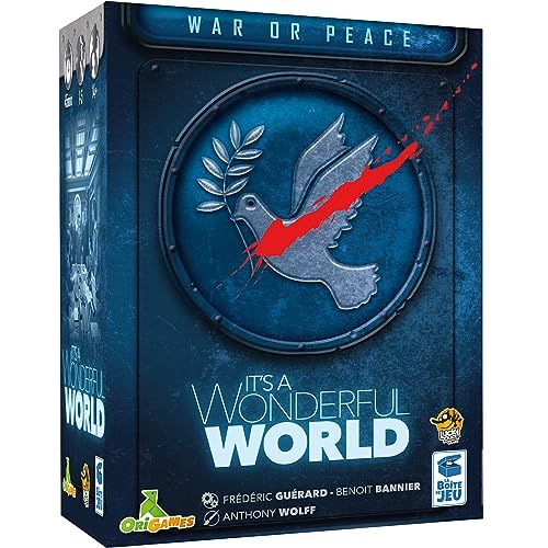 It’s A Wonderful World: War or Peace – Board Game Expansion by Lucky Duck Games 1-2 Players – Board Games for Game Night – 45-60 Minutes of Gameplay – Teens and Adults 14+ - English