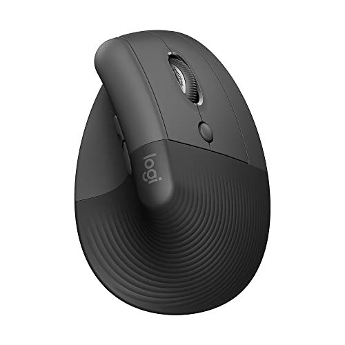 Logitech Lift Vertical Ergonomic Wireless Mouse - Graphite Logitech Lift Vertical Ergonomic Wireless Mouse - Graphite