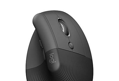 Logitech Lift Vertical Ergonomic Wireless Mouse - Graphite