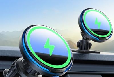 INIU 3-in-1 Magnetic Wireless Car Phone Holder $14.52