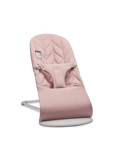 BabyBjörn Bouncer Bliss, Woven, P-quilt, Dusty pink