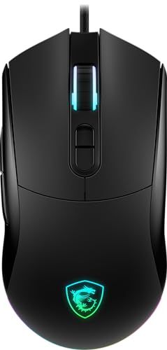 MSI Forge GM320 Gaming Mouse, 12800 DPI, 20M+ Clicks Micro Switch, Optical Sensor, Ergonomic Ambitextrous Hand Design, RGB Light $19.99 (lowest)