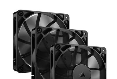 CORSAIR RS120 120mm PWM Fans – Daisy-Chain Connection – Low-Noise – Magnetic Dome Bearing – Triple Pack $39.99 (lowest)