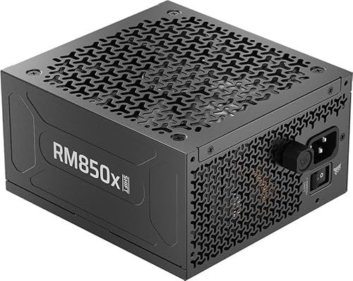CORSAIR RM850x SHIFT (2025) Fully Modular ATX Power Supply – Modular Side Interface, Native 12V-2x6 Cable, ATX 3.1 & PCIe 5.1, Fan-Speed Control, 105°C-Rated Capacitors, Cybenetics Gold $169.99 (lowest)