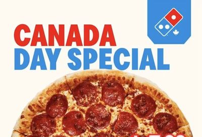 Canada Day, 11 AM - 7 PM, $4.99 Medium Cheese or Pepperoni Pizza (in-store & online), first 50 $1.59 (in-store only)