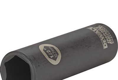DEWALT DW2286 1/2-Inch IMPACT READY Deep Socket for 3/8-Inch Drive,Black Oxide