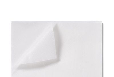Medline Ultrasoft Disposable Dry Cleansing Cloths; 10" x 13". Case of 1000 Wipes; white