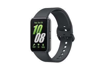 Samsung Galaxy Fit3, 1.6" AMOLED Display, 13 Days Battery Charge, Sleep Monitoring, Fall Detection - Dark Gray (CAD Version & Warranty)