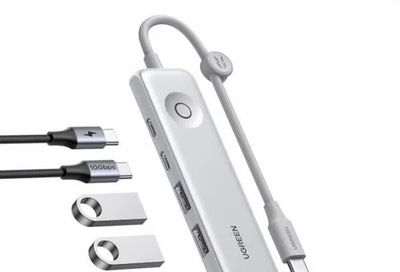 Amazon.ca: USB C Hub (5-in-1) 10Gbps, 4K@60Hz - $15.99