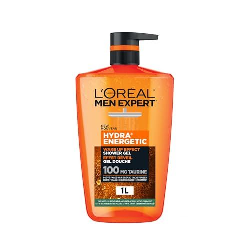 L'Oréal Paris Men Expert Hydra Energetic XXXL Shower Gel, Men's Taurine Body Wash for Body, Face, Hair & Beard, Energizing & Wake Up Effect, 1 Litre $13.24 (lowest)