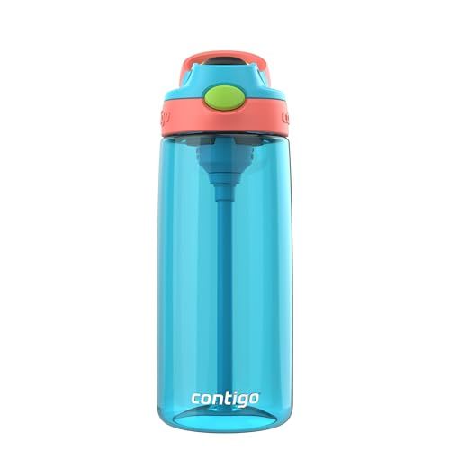 Contigo Kids Aubrey Leak-Proof Water Bottle, 20 oz (591 mL), Blue Raspberry Contigo Kids Aubrey Leak-Proof Water Bottle, 20 oz (591 mL), Blue Raspberry