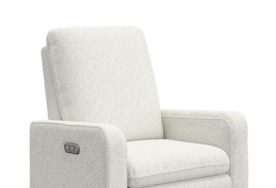 Graco Teddi Power Recliner Swivel Glider (Ivory Boucle) – GREENGUARD Gold Certified, CertiPUR-US Certified Foam, Electronic Power Recline, USB-A & USB-C Charger, Premium Cushioning & Comfort