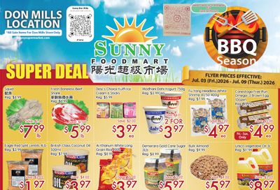 Sunny Foodmart (Don Mills) Flyer July 3 to 9