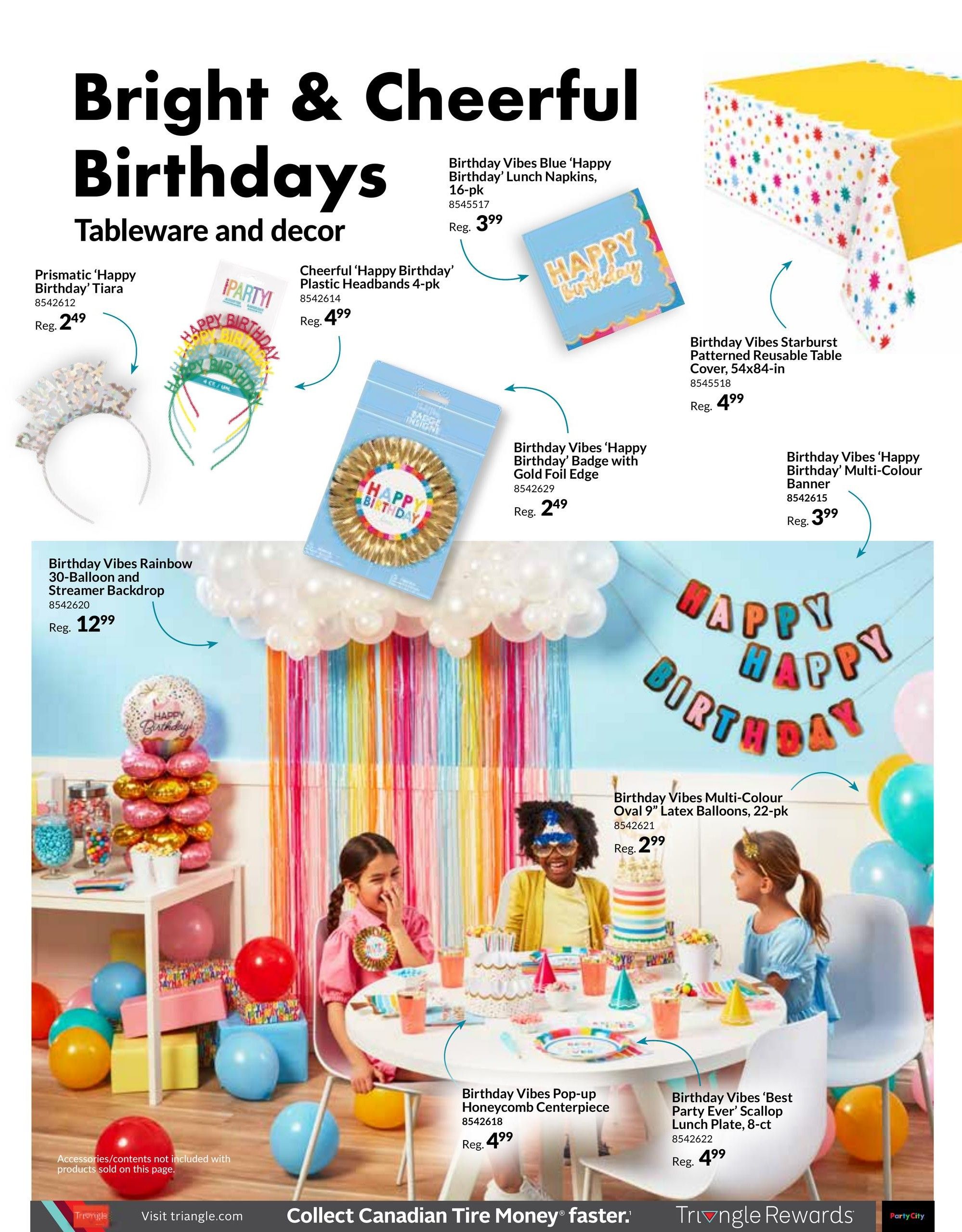 Party City Flyer July 2 to September 3