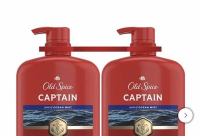 Costco: Old Spice Men's Body Wash, 2 x 987ml - $8.97 - qualifies for P&G spend event.